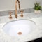 Nantucket Sinks Oval Undermount Ceramic Sink In White UM-16CW - alternate 6